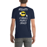 Short-Sleeve Softstyle T-Shirt  #BeHappy