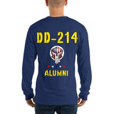 Long sleeve t-shirt  DD-214 ALUMNI (back side print)