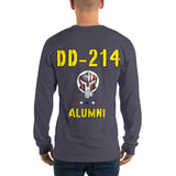 Long sleeve t-shirt  DD-214 ALUMNI (back side print)