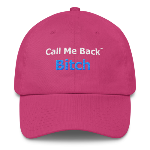 Hat ball cap Pink Bitch