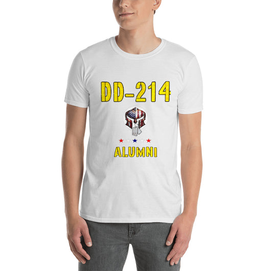 Softstyle T-Shirt  DD-214 ALUMNI (Front side print)