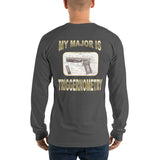 Long sleeve t-shirt   My Major is TRIGGERNOMETRY