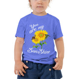 Toddler Short Sleeve Tee  You are my SunShine