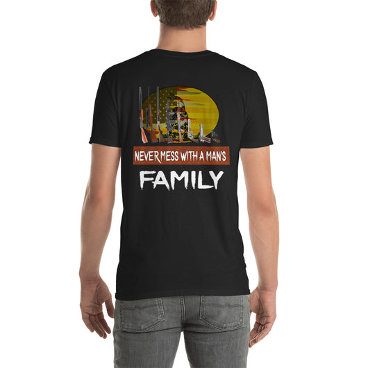 Softstyle T-Shirt  Never Mess with a Man's FAMILY