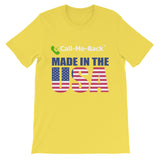 Unisex short sleeve t-shirt Made in the USA 1