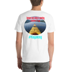 T-Shirt  #Kayaking 1   Back side print