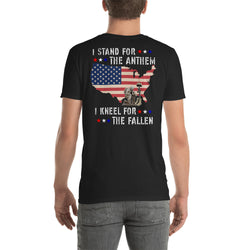 Short-Sleeve Softstyle T-Shirt  I Stand for the Anthem