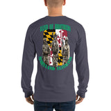 Long sleeve t-shirt Band of Brothers Maryland Veterans (back side print)