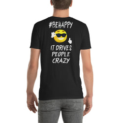 Short-Sleeve Softstyle T-Shirt  #BeHappy
