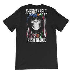 Short-Sleeve Unisex T-Shirt  American Soul Irish Blood