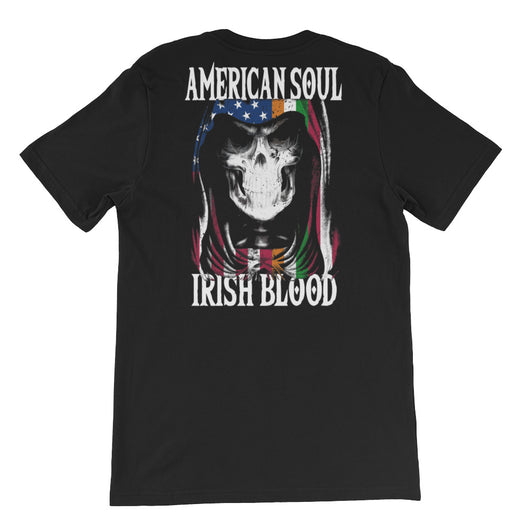Short-Sleeve Unisex T-Shirt  American Soul Irish Blood