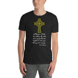 Short-Sleeve Softstyle T-Shirt  American Soul Irish Blood Celtic Cross