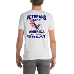 Short-Sleeve Unisex T-Shirt  VETERANS Make AMERICA Great