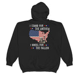 Unisex  Zip Hoodie  I STAND FOR THE ANTHEM